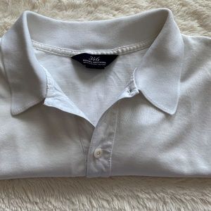 Men’s Brooks Brothers 346 White Polo Shirt